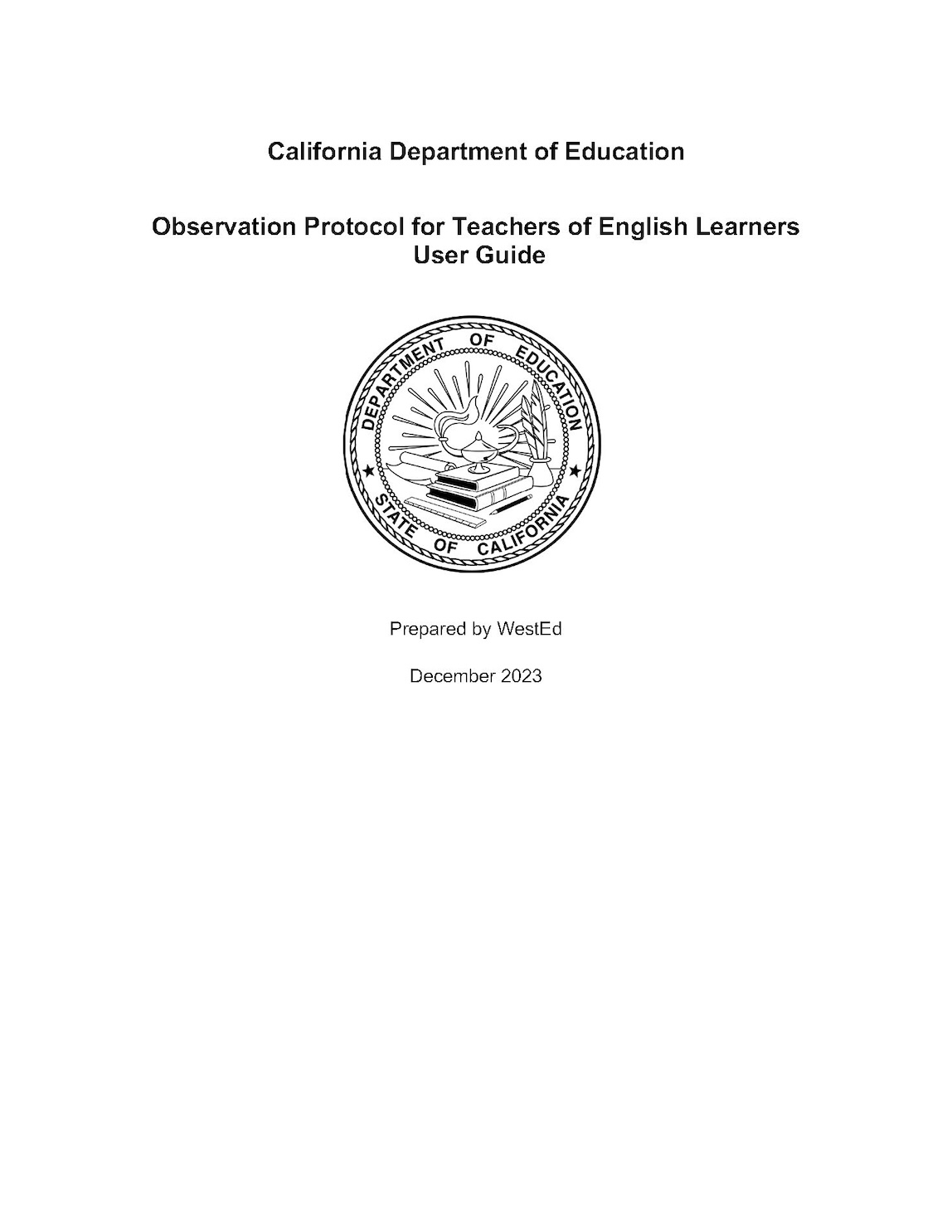 Observation Protocol for Teachers of English Learners User Guide