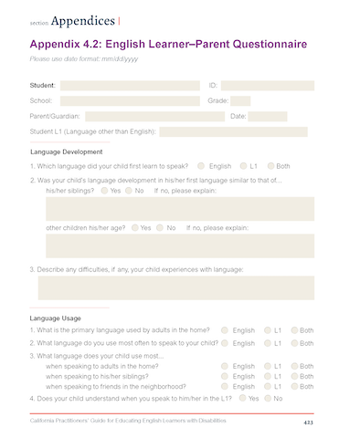 Appendix 4.2 - English Learner–Parent Questionnaire_Page_1