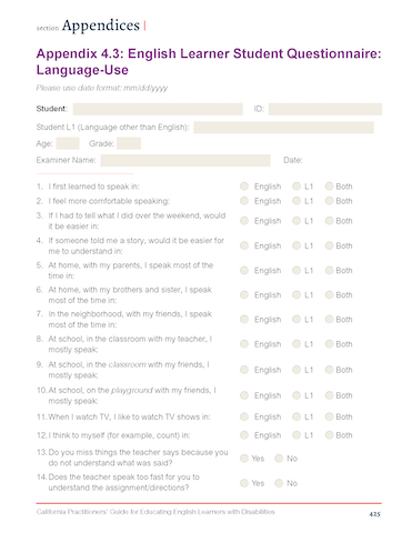 Appendix 4.3 - English Learner Student Questionnaire= Language-Use_Page_1