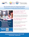 Key Considerations for Supporting English Proficiency in Dually Identified Students Flyer